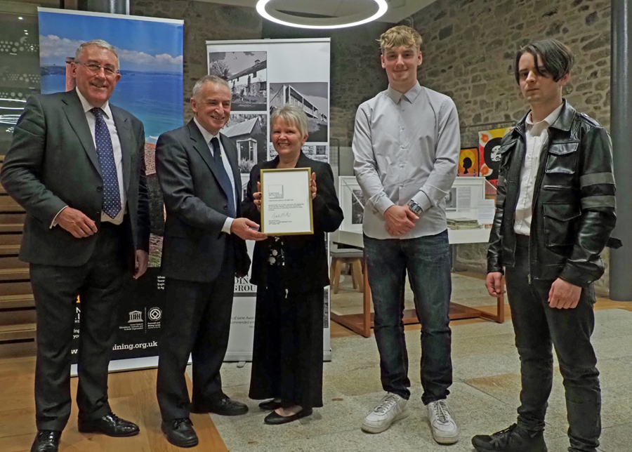 The CBG Jenny Gason Award winners for Rosemundy, St Agnes